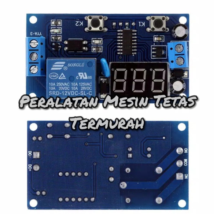 Digital Time Delay Relay Modul 2 B3 Timer Digital Timer Mesin Tetas Star