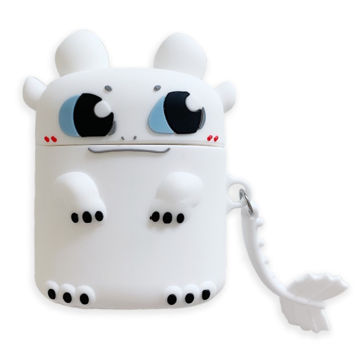 COD Case Airpods 2 3D Premium Gen 1 Lucu Karakter Inpods 12 Totoro i12 Minnie Toothless-E-White dinosaur