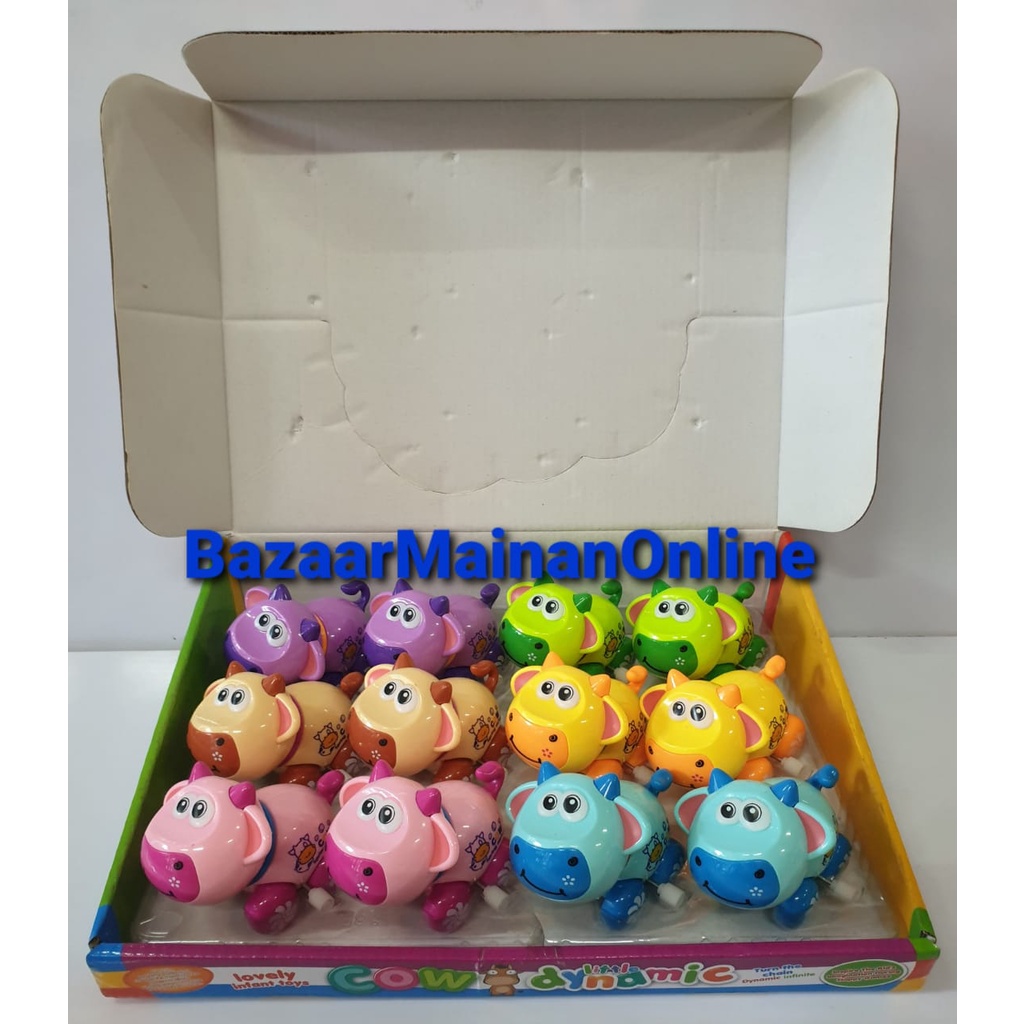 Mainan Sapi 12Pcs-688- Bahan Plastik – SNI