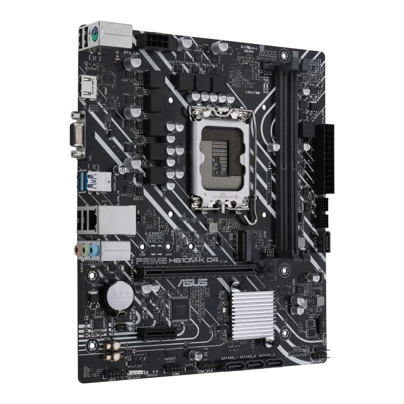 ASUS PRIME H610M-K D4 Intel Gen 12 LGA1700 H610 DDR4 Motherboard