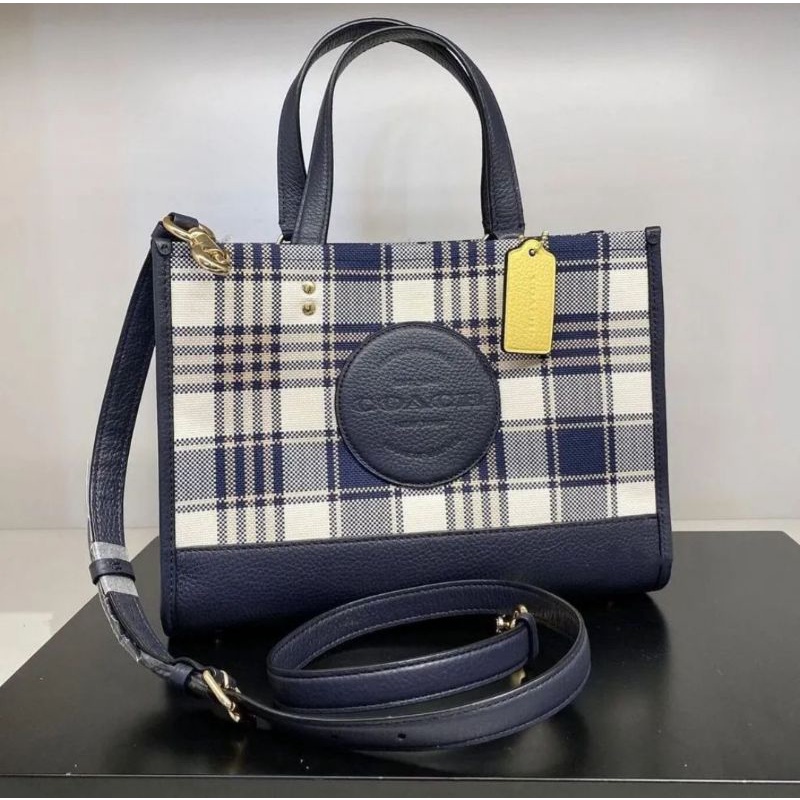 Coach Dempsey Tote Navy