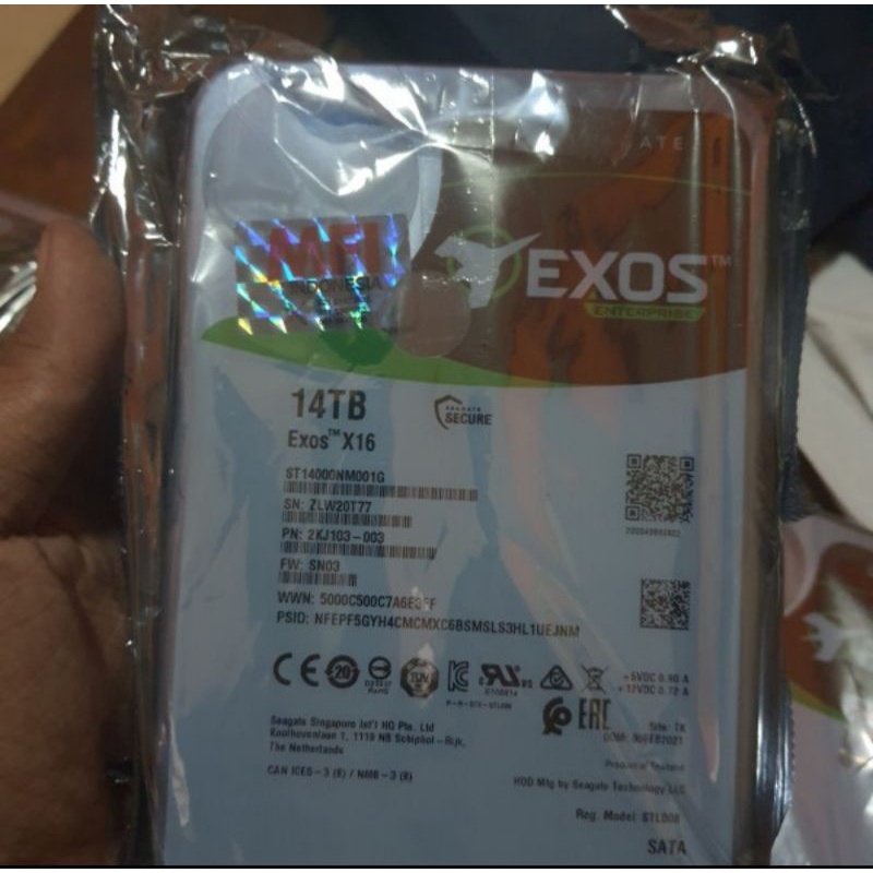 Jual Seagate Exos X Hdd Hardisk Enterprise Tb Sata Rpm Shopee