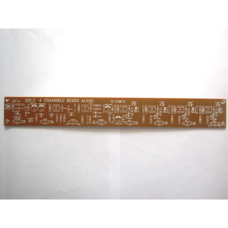 PCB 4 Channel Mixer Audio B-23MC4 BELT