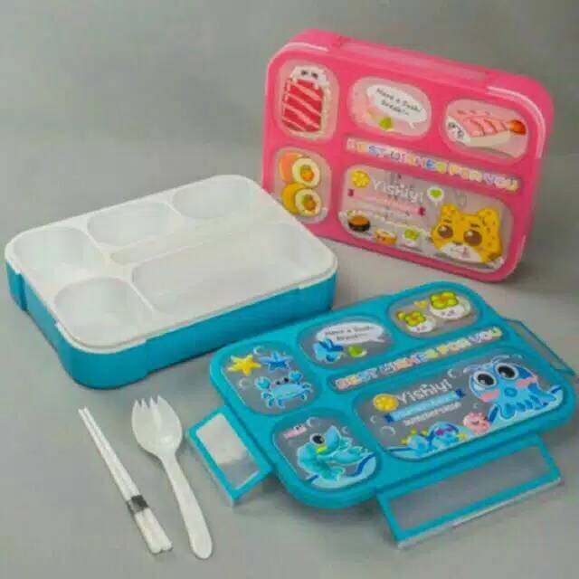 Tempat makan 6 sekat yooyee