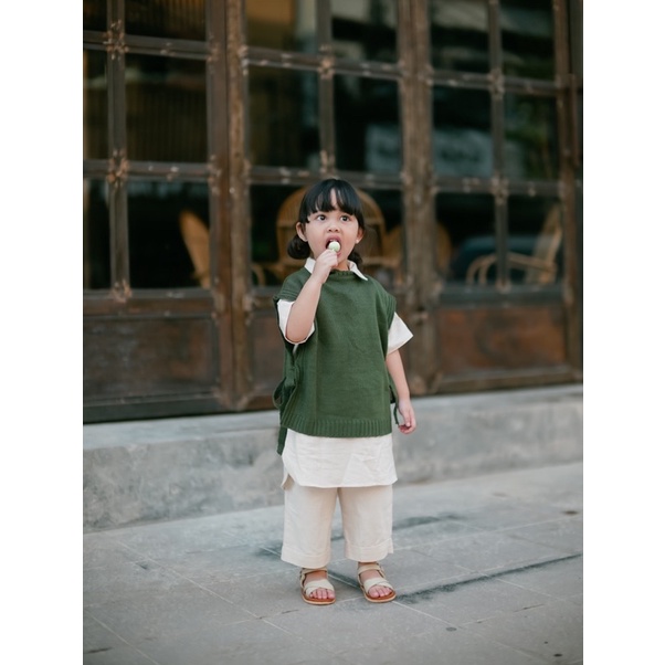 Linen Vest Tali Set by Cameelbaby (UNISEX)
