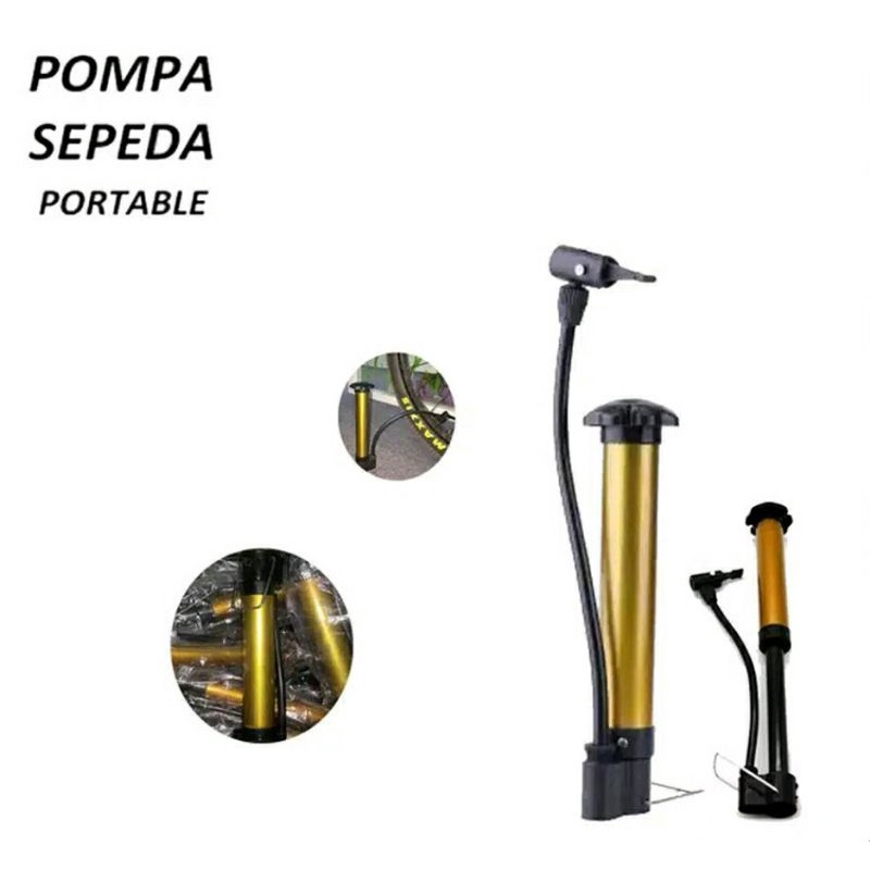 Pompa Angin Ban Sepeda Mini / Pompa Portable Ban Sepeda / Pompa Ban Sepeda Balon Portable Multifungsi