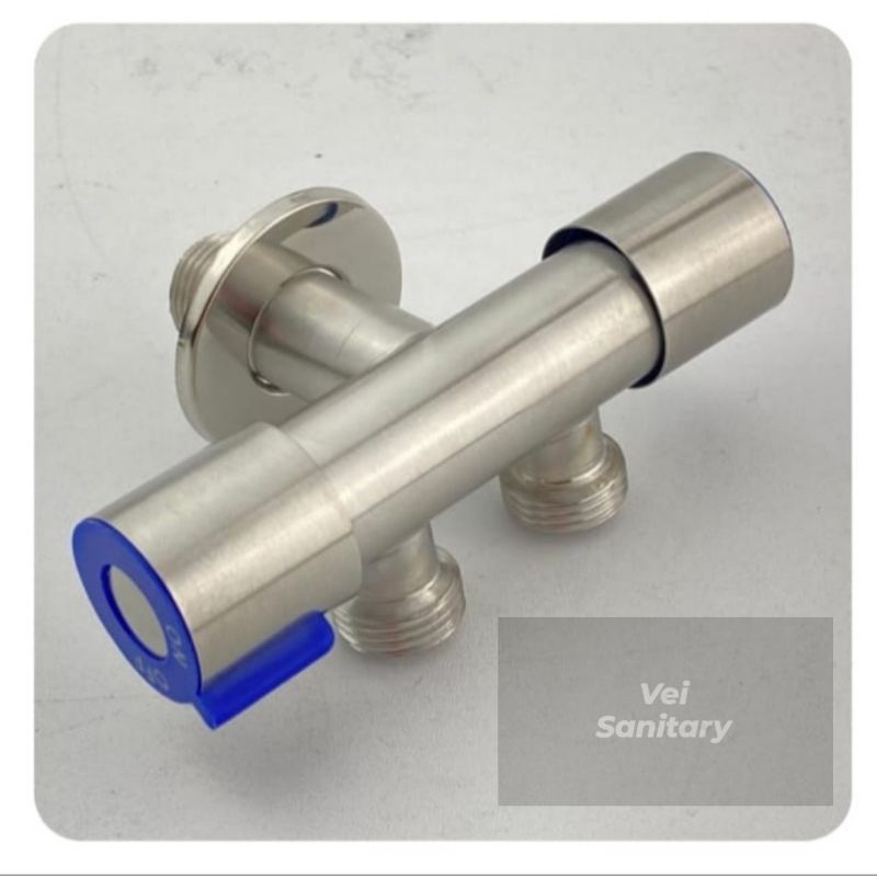 Stop Kran Cabang 2 On/Off, Stop Kran Cabang 2 Stainless