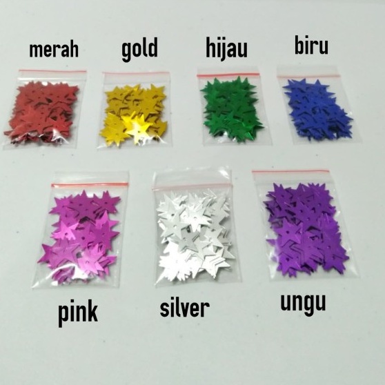 

Manik Manik Bintang, Payet Bintang, Ramboci Bintang / Manik Bintang Kecil, Parel Bintang
