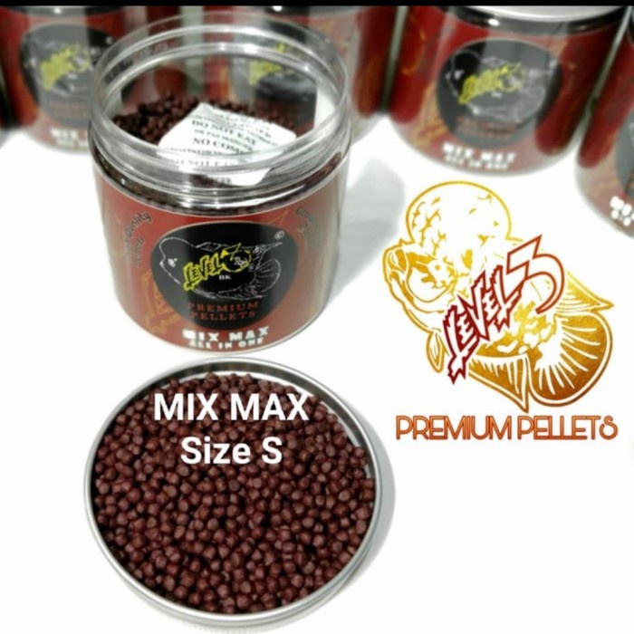 Pelet Louhan MIX MAX 100Gr - Pelet Jenong Mutiara dan Warna