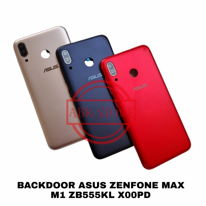 Tutup Belakang Backdoor Casing Housing ASUS ZENFONE MAX M1 ZB555KL ORI