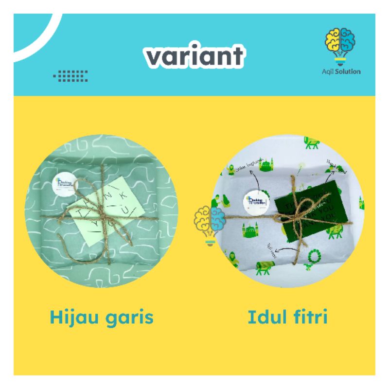 (Promo 50 pcs) wrapping Paper Motif/ Kertas Tisu/ Dorslag Motif by aqil solution