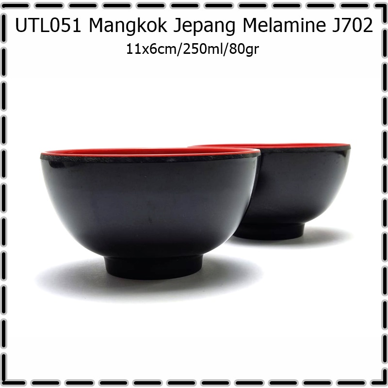 UTL051 Mangkok Sup/Mangkok Jepang Melamine J702