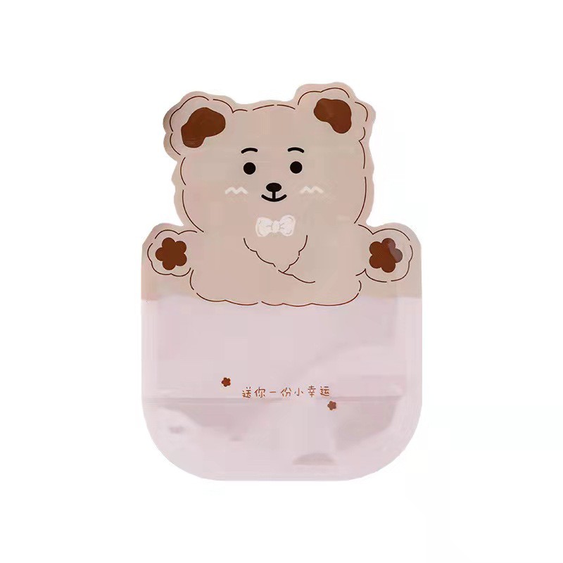 PLASTIK KLIP BERUANG / PLASTIK KLIP ZIPPER BEAR / PLASTIK KLIP BEAR