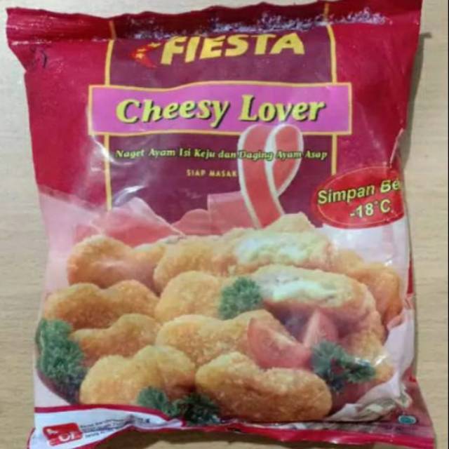 

Fiesta cheesy lover nugget ayam 500gr