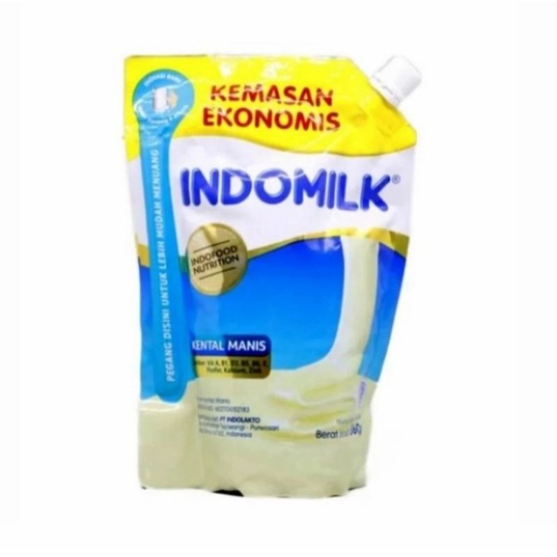 

indomilk kental manis pouch 545ml putih