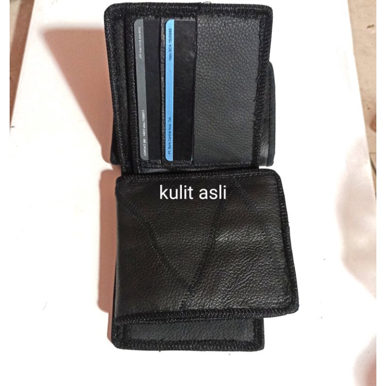 dompet kulit asli 100% mudel siksak