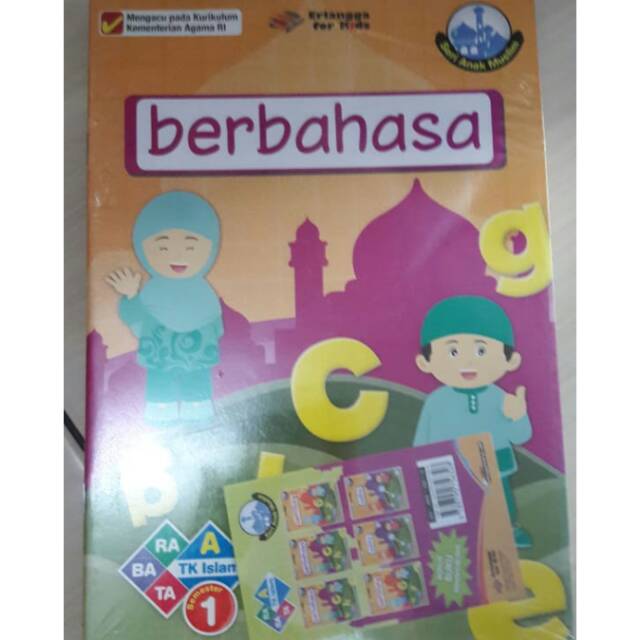 Erlangga For Kids Paket TK A Islam isi 6 buku