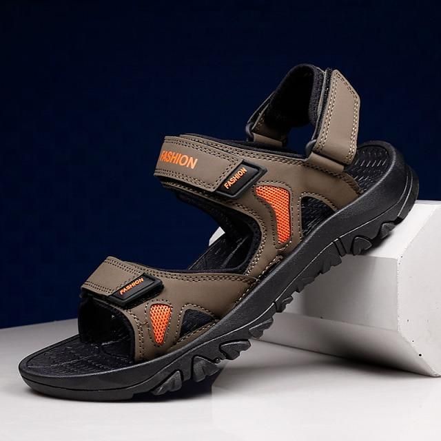 Sendal Pria Selop Kulit Dewasa Asli Viral Sandal Gunung Pria Import Terbaru