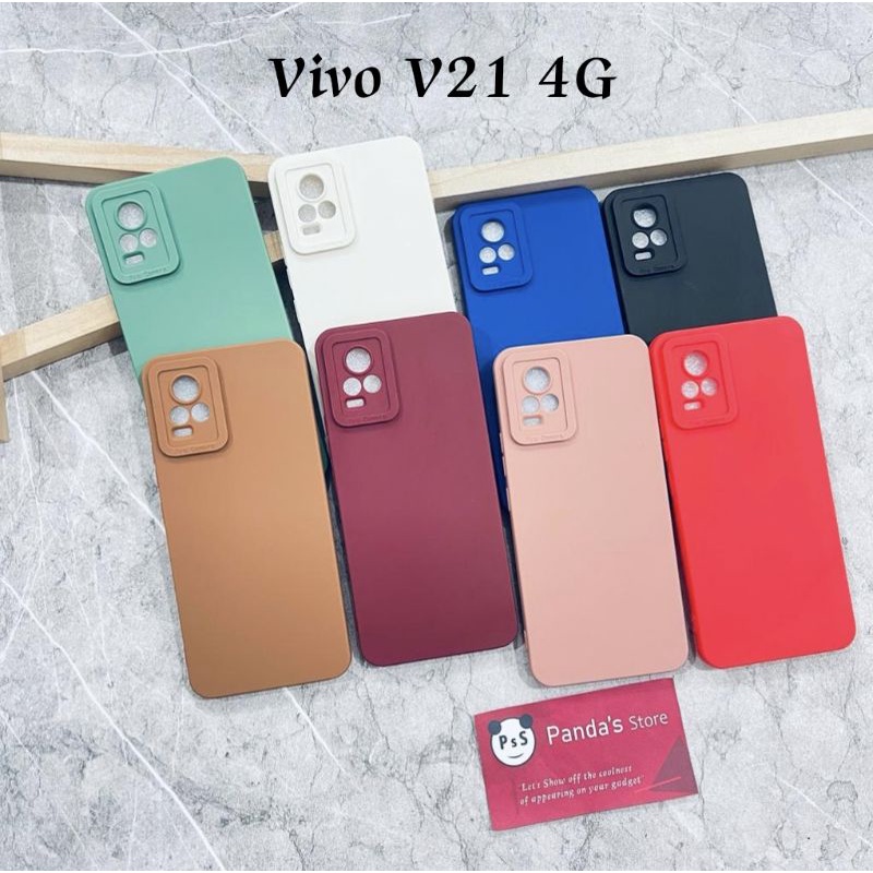 Softcase Pro Camera Vivo V21 4G Candy Case Full Color 3D Silikon TPU