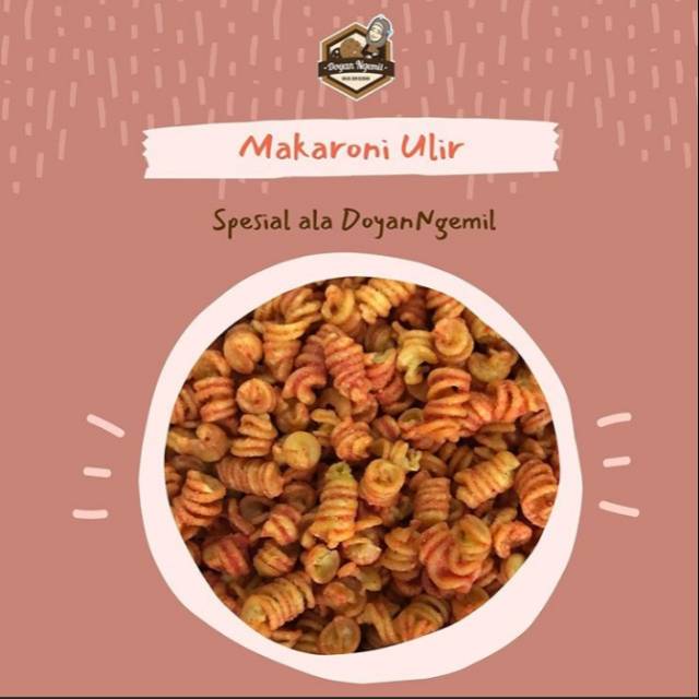 

Makaroni Ulir 250gr jajanan serba murah