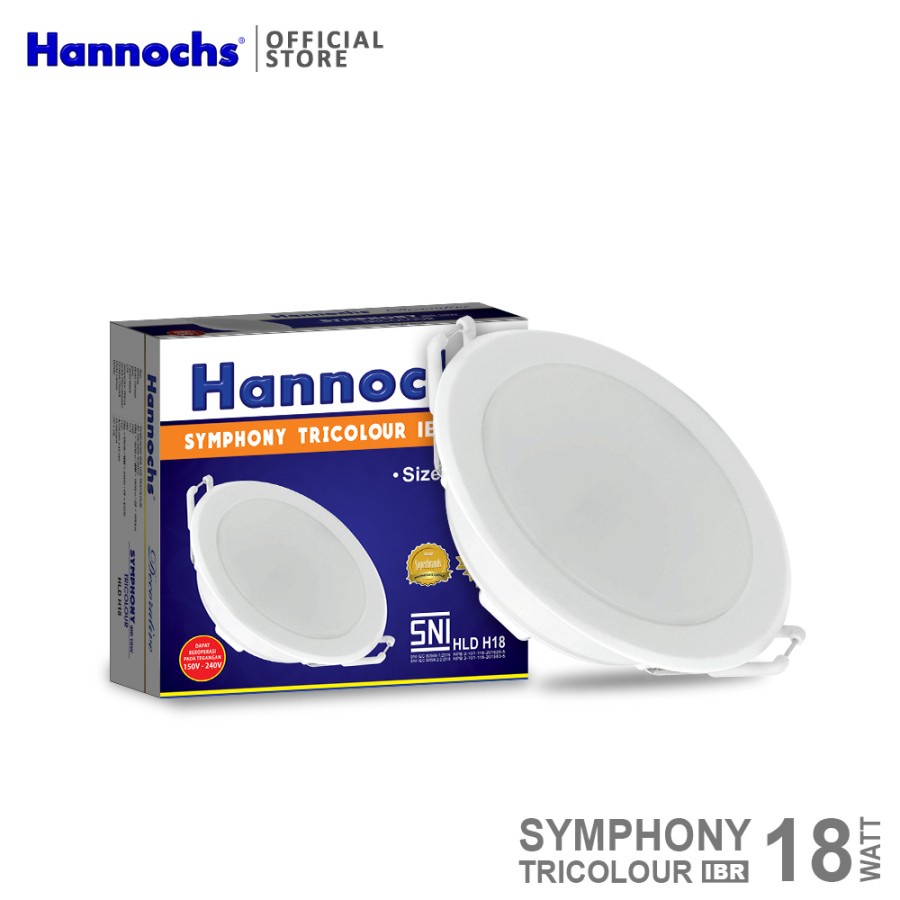 Hannochs Downlight LED Symphony Tricolour 7, 12, 18, 25 watt IBR