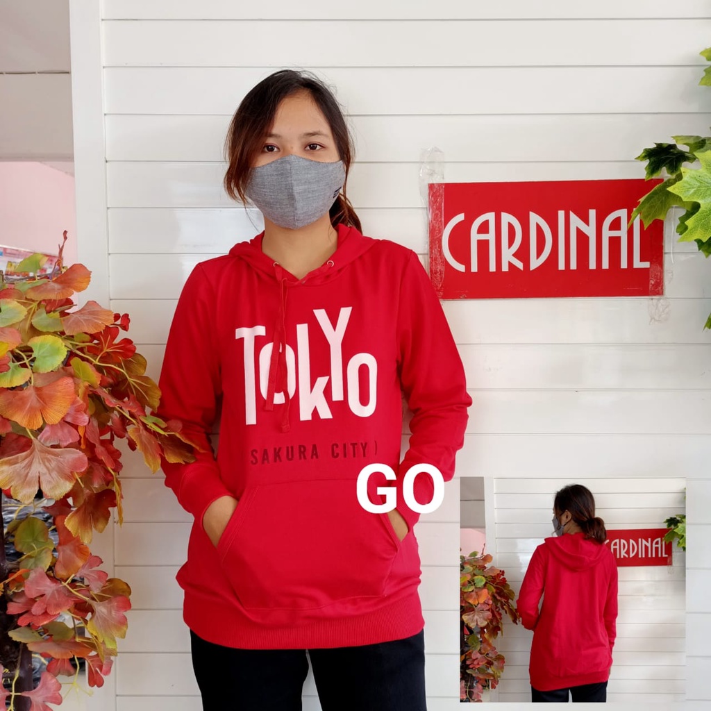 gof HG CARDINAL HODIE GIRL Sweater Cardinal Girl Outwear Atasan Perempuan Distro Original