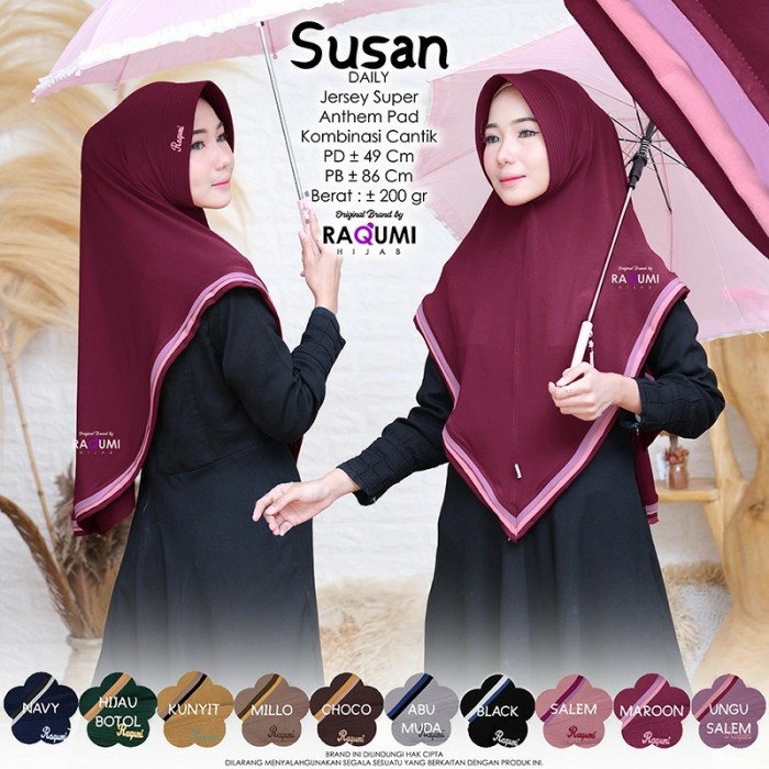 HIJAB INSTANT SUSAN DAILY ORI AHFILL / FARRAH ARJUNA HIJAB