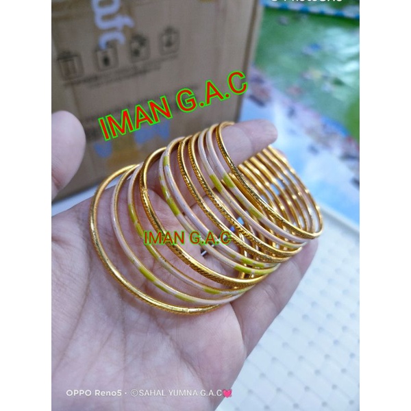 Gelang keroncong india anak dan dewasa motif /aksesoris Gelang tari india import