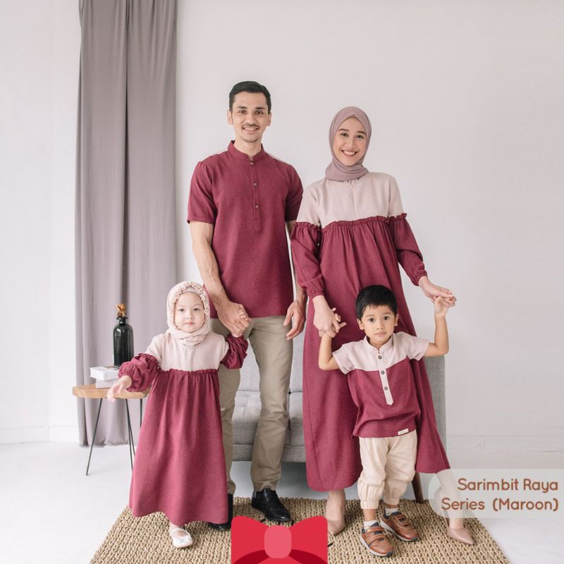 SET FAMILY RAYA SERIES DRESS - COUPLE KELUAGA - BAJU SET FAMILY - BAJU MUSLIM