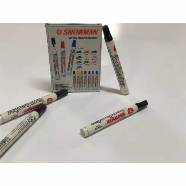 

SPIDOL SNOWMAN HITAM BOARD MARKET WHITEBOARD BG-12