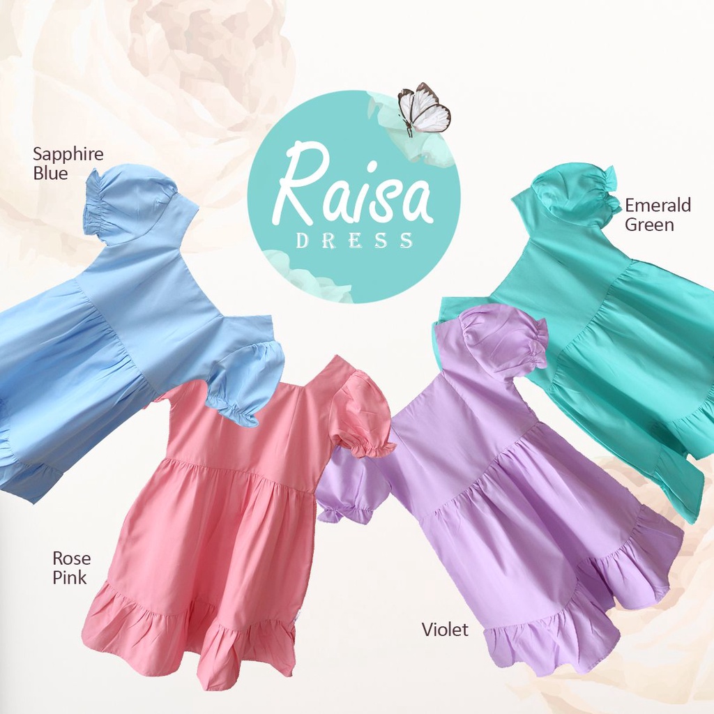 JK LABEL'S RAISA DRESS - DRESS ANAK PEREMPUAN/DRESS ANAK MURAH