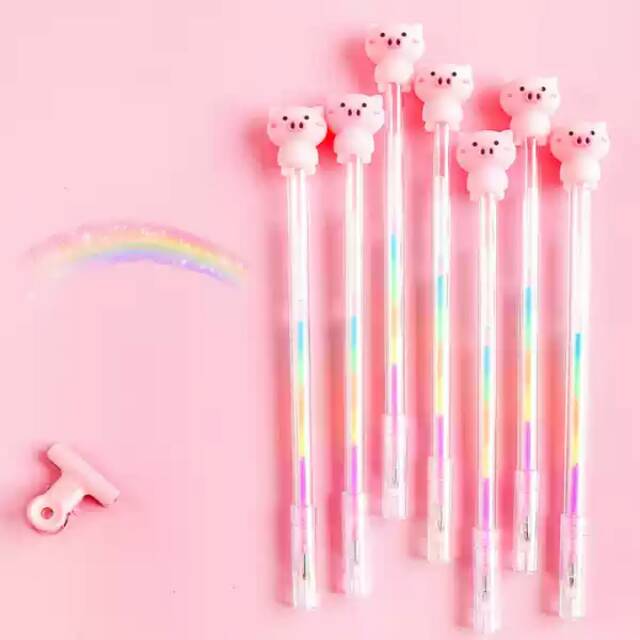 

Pena Piggy warna-warni