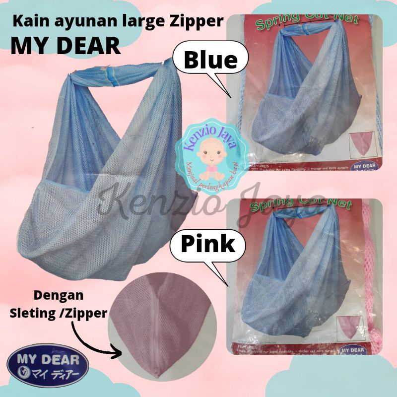 Kain ayunan bayi merk my dear dilengkapi zipper