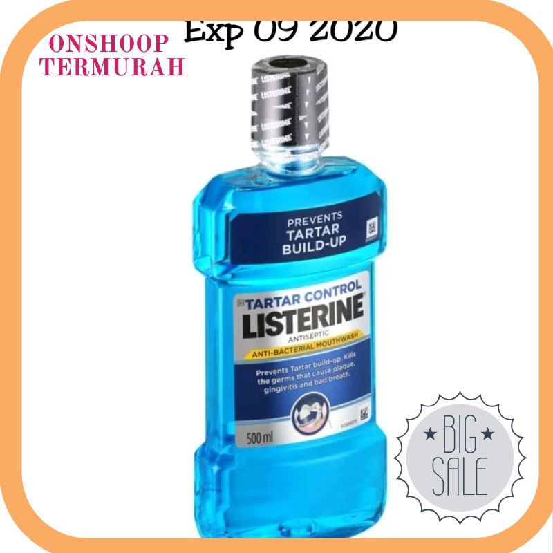 Termurah Listerine 500 mL TarTar Control Terlaris