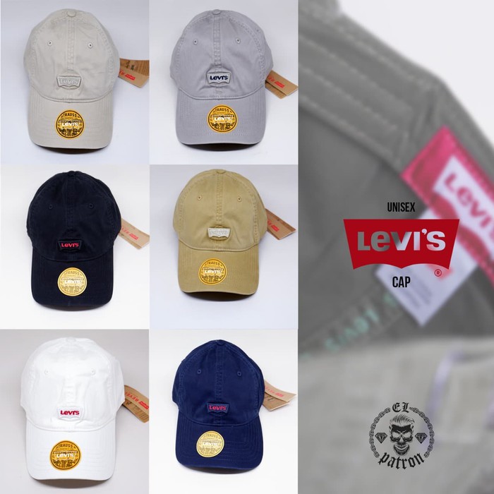 Topi Pria Gaul&Trendy Kalibre 991152 Ori/Asli Terbaru GQ486 Topi Levis Batwing Logo Baseball Import