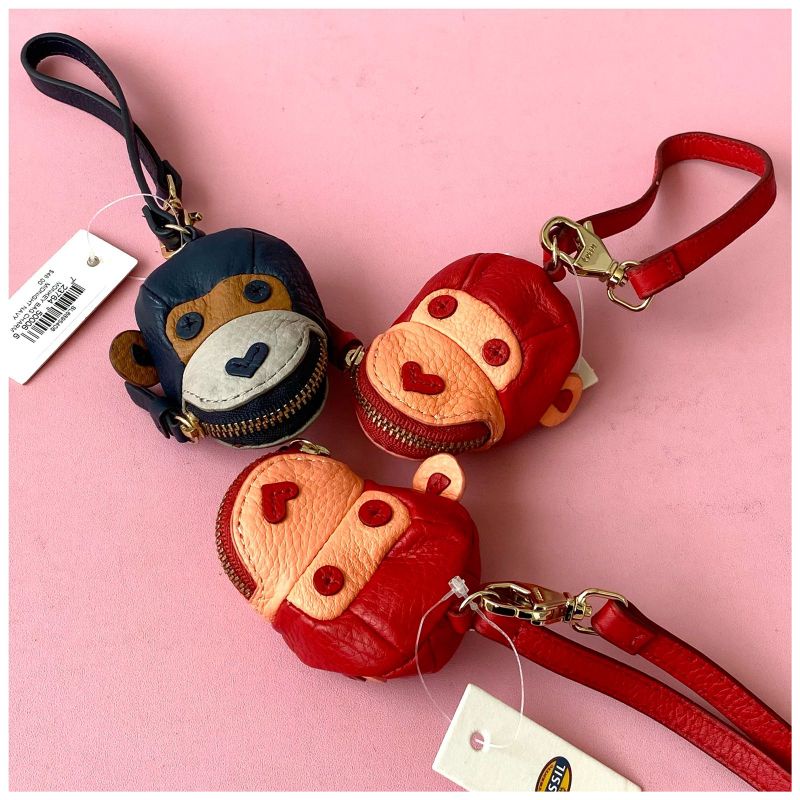 Fossil Keyfob monkey