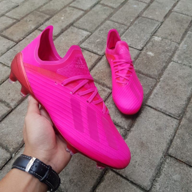 sepatu bola adidas x19  pink x 19.1 fg not ortus
