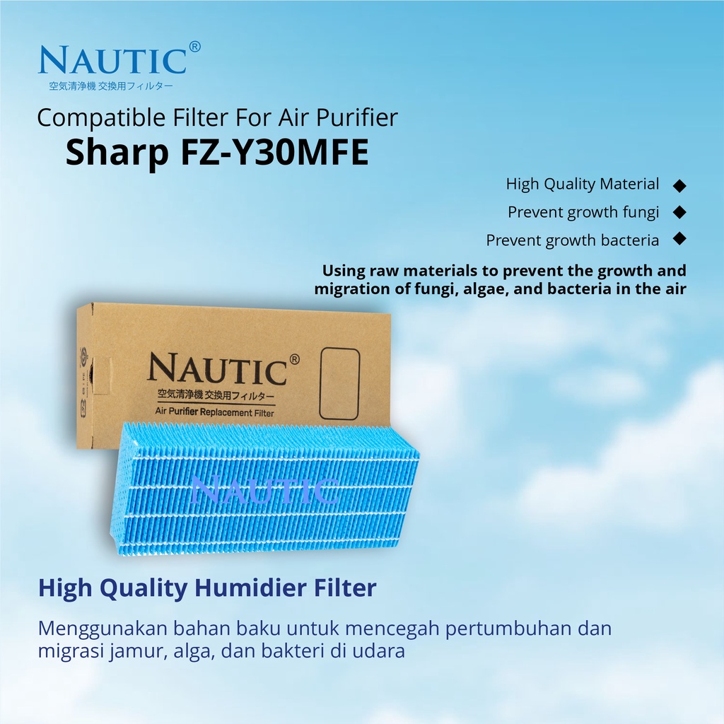 Humidifying Filter buat Sharp Air Purifier KC-930Y KC-830 KC-Z31Y KC-Y30E / FZ-Y30MFE