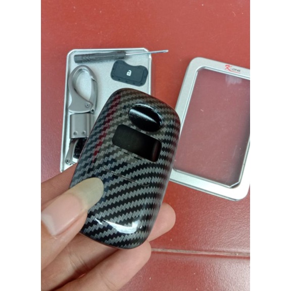 Casing Kunci Mobil RAIZE ROCKY Kesing Kunci Carbon