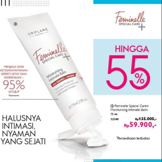 ORIFLAME FEMINELLE SPECIAL CARE (MERAWAT DAERAH INTIM WANITA)