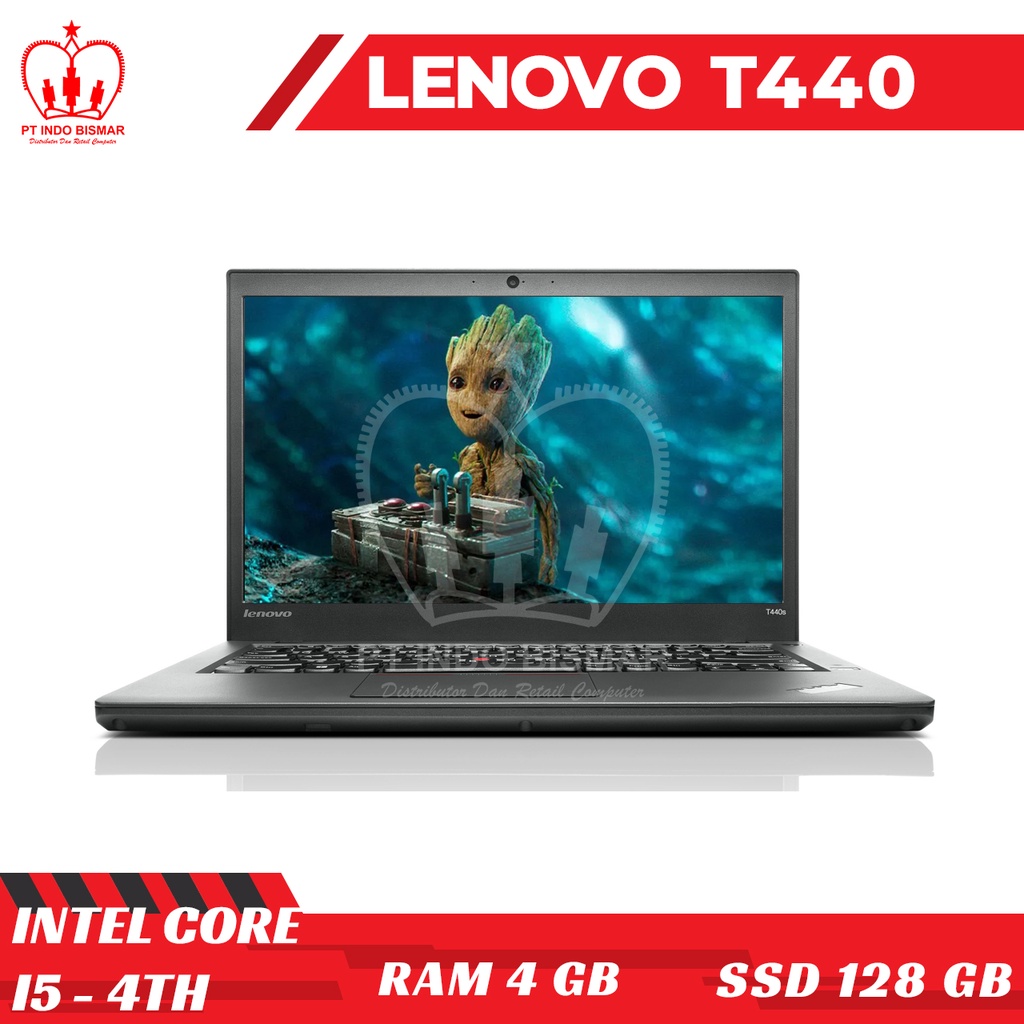 LENOVO THINKPAD T440 INTEL CORE i5 GEN4 RAM 4GB SSD 128GB  BUILT UP