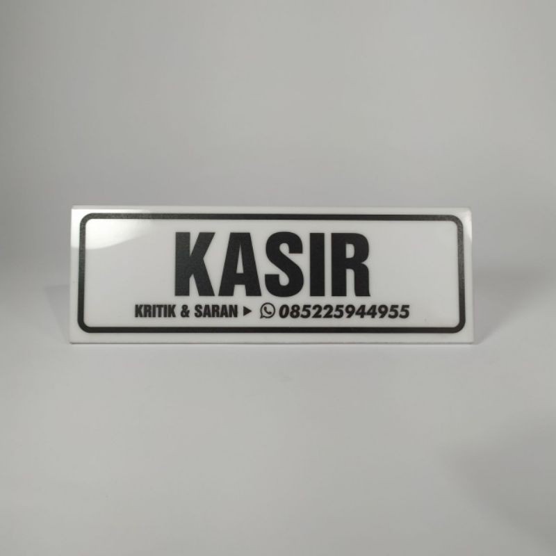 

JUAL TERMURAH !!! Papan Nama Meja Akrilik | acrylik sign | Nama Meja Kantor | Akrilik Custom Pusat