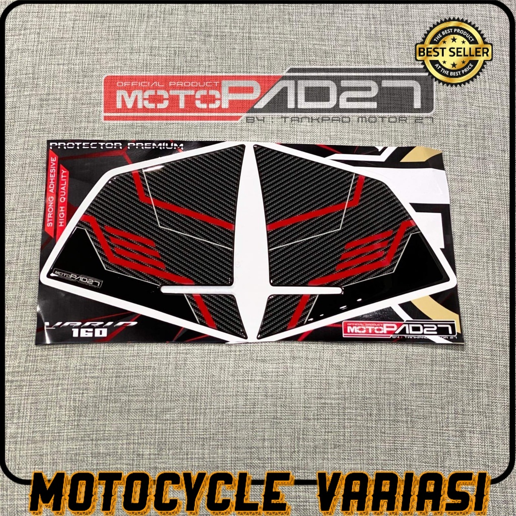 MOTOPAD27 Sticker stiker antigores BODY SAMPING DEPAN NEW HONDA VARIO 160 Resin Timbul Premium Presisi