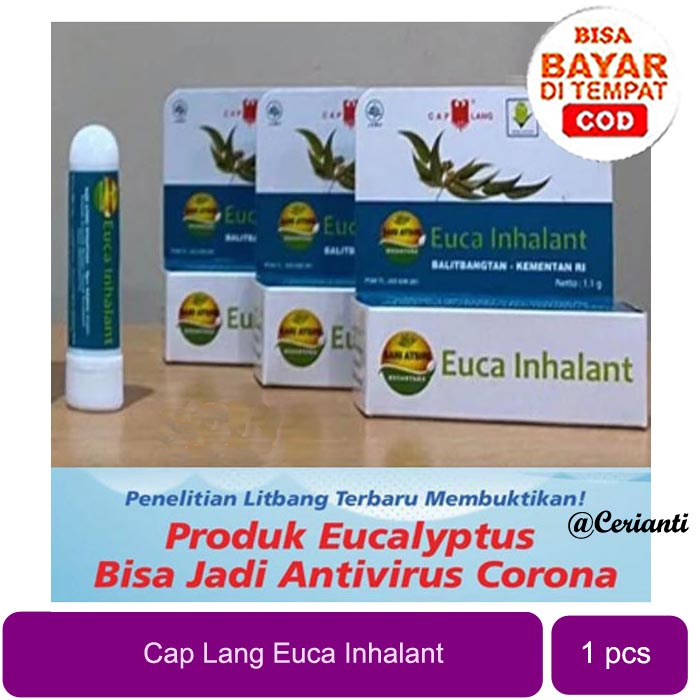 [INHALER] CAP LANG EUCA INHALANT Minyak Kayu Putih | INHALER HIDUNG TERSUMBAT Eucalyptus Melegakan Pernafasan