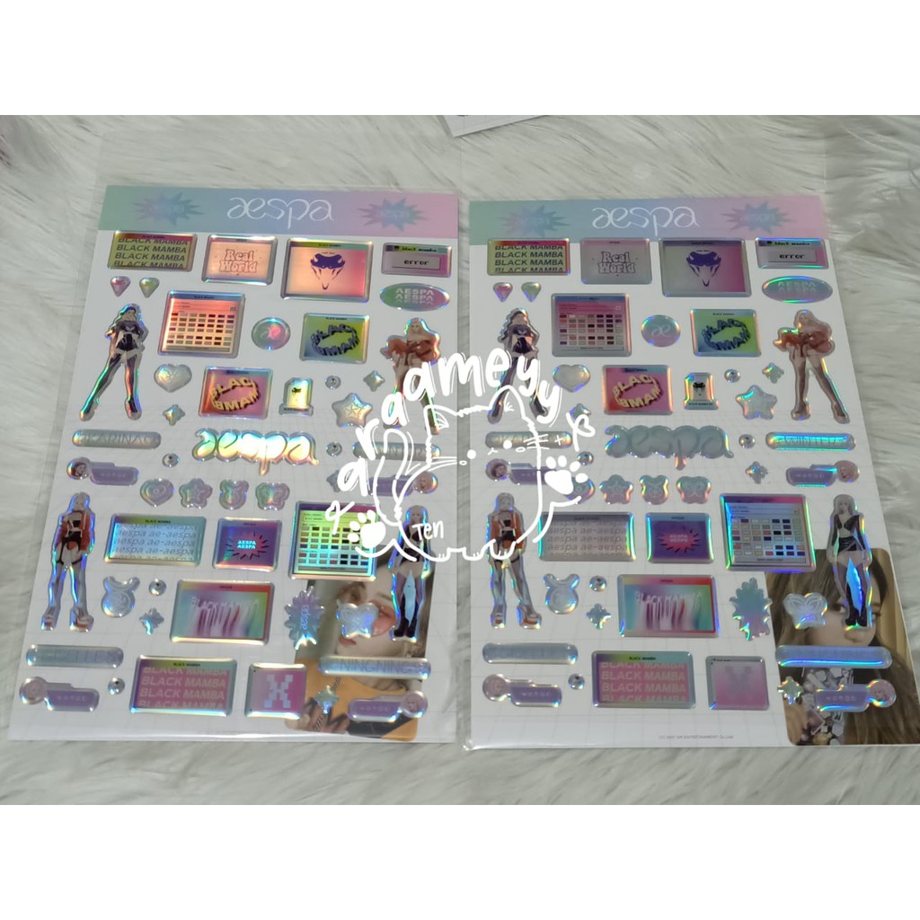 EPOXY AESPA ALL MEMBER KARINA WINTER NINGNING GISELLE SEALED FULLSET