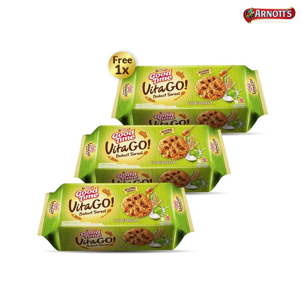 

PROMO BUY 2 GET 1 GOOD TIME VITA GO COCONUT TERMURAH