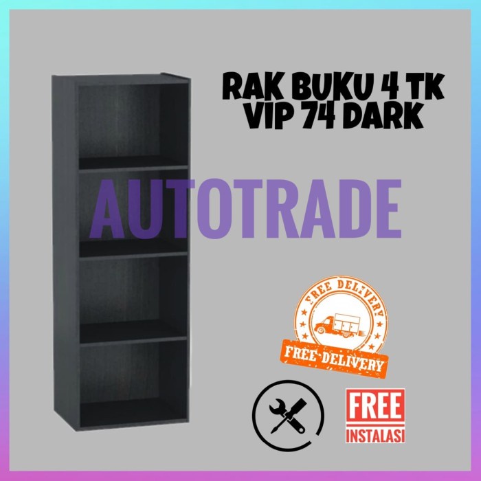 LEMARI ARSIP ORDNER RAK BUKU LEMARI BUKU VIP 74 ORIGINAL SONOMA VIP