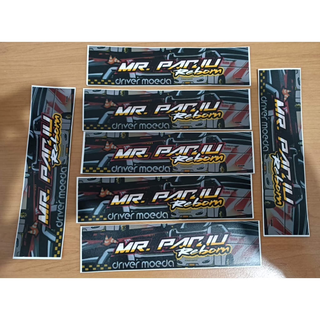 

Cetak Sticker Label Produk Vinyl A4 Kiss Cut / Die Cut