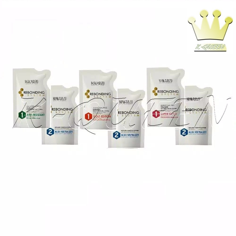 MAKARIZO Rebonding System Sachet 125ml X2 STEP Obat Pelurus Rambut / Smoothing