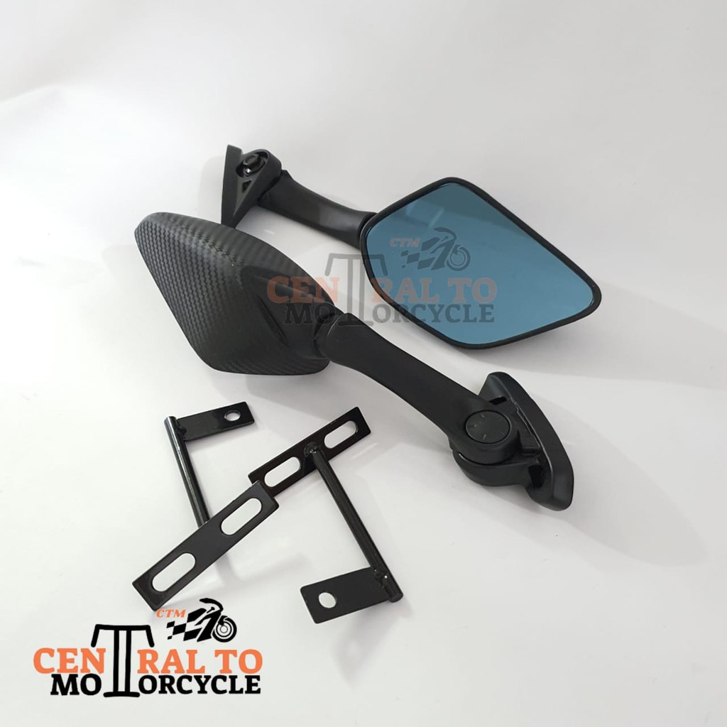 SPION CARBON R25 R15 NMAX TANGKAI PENDEK